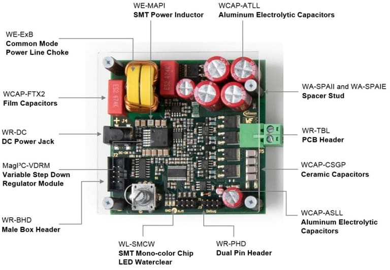 Würth Elektronik 760308EMP 200W Wireless Power Development Kit